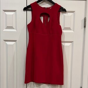 BCBGeneration Red Cutout Mini Dress